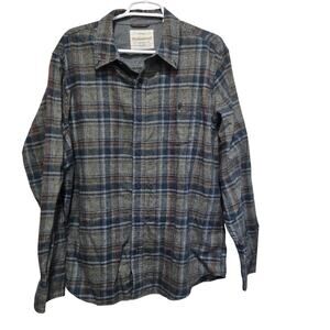 Weatherproof Vintage Plaid Midweight Flannel Shirt Men’s XL